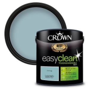 Water Based Crown Easyclean 200 Duck Egg Matt Paint - 2.5L