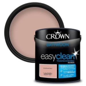 Water Based Crown Easyclean Bathroom Paint Powdered Clay - 2.5L