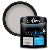 Homebase Interior Crown Easyclean Bathroom Paint Linen Cupboard - 2.5L