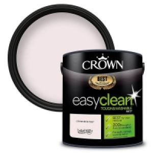 Water Based Crown Easyclean 200 Creme De La Rose Matt Paint - 2.5L