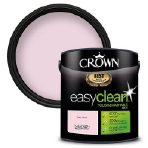 Homebase Water Based Crown Easyclean 200 Fairy Dust Matt Paint - 2.5L