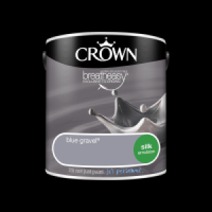 Crown Standard Silk Emulsion Blue Gravel - 2.5L £12.00