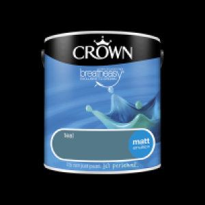 Homebase Crown Crown Standard Matt Emulsion Teal - 2.5L