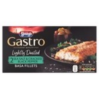 Morrisons  Youngs Gastro Lightly Dusted 2 Sea Salt & Black Pepper Basa