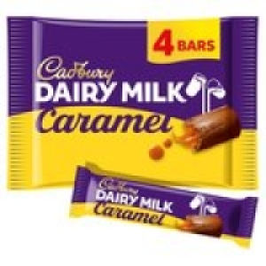 Cadbury Dairy Milk Caramel Chocolate Bar Multipack 4 Pack £1.25
