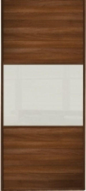 Wickes  Spacepro Sliding Wardrobe Door Wideline Walnut Panel & Arcti