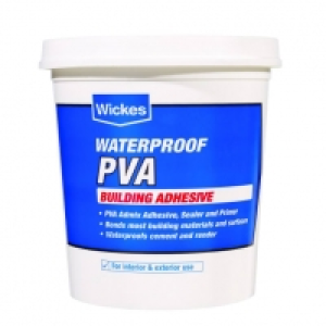 Wickes  Wickes Waterproof PVA Building Adhesive - 1L