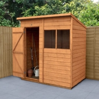 Wickes  Forest Garden 6 x 4ft Shiplap Pent Dip Treated Shed