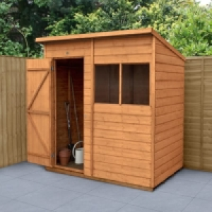 Forest Garden 6 x 4ft Shiplap Pent Dip Treated Shed