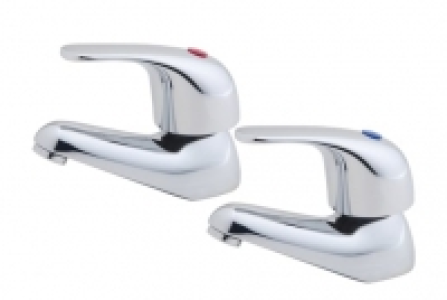 Wickes Rhine Chrome Basin Taps £27.00