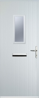 Wickes  Euramax 1 Square Left Hand White Composite Door - 920 x 2100