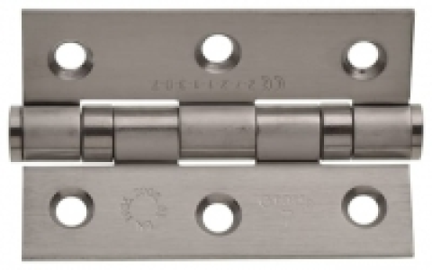 Wickes Grade 7 Fire Rated Ball Bearing Hinge - Satin 75mm Pa