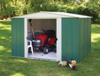 Wickes  Rowlinson 10 x 8ft Double Door Metal Apex Shed without Floor