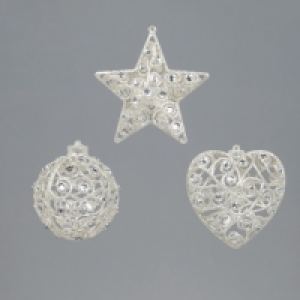 Premier Vintage Style Jewelled Single Christmas Tree Bauble  £3.99