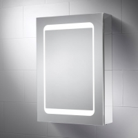 Wickes  Wickes Earth LED Mirror Cabinet with Integrated Shaver Socke