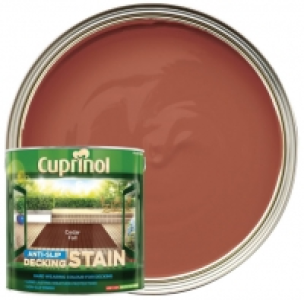 Cuprinol Anti-Slip Decking Stain - Cedar Fall 2.5L &pound;25.00