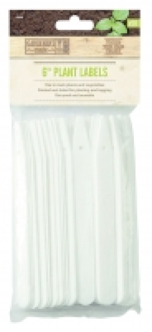 Gardman Pointed Plastic Anti Rot Plant Labels - 6in - 150mm