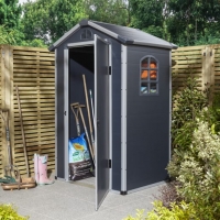 Wickes  Rowlinson Airevale 4 x 3ft Apex Plastic Shed without Floor -