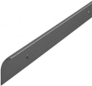 Wickes  Wickes Worktop End Cover Trim - Black 28mm