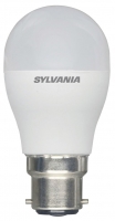 Wickes  Sylvania LED Non Dimmable Frosted Mini Globe B22 Light Bulb 