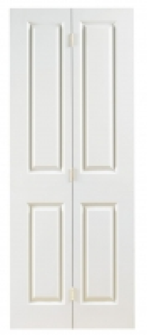 Wickes Chester White Grained Moulded 4 Panel Internal Bi-Fol