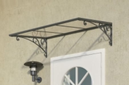 Palram Venus Polycarbonate Door Canopy Grey - 880 x 1335 mm £175.00