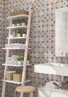 Wickes  Wickes Central Park Patterned Ceramic Wall & Floor Tile - 31