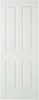 Wickes  Wickes Chester White Smooth Moulded 4 Panel FD30 Internal Fi