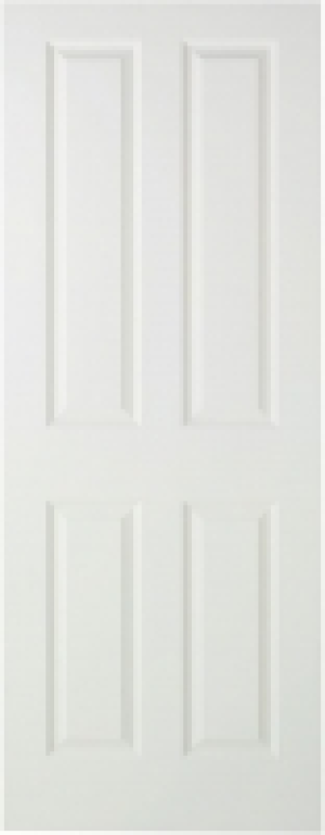 Wickes Chester White Smooth Moulded 4 Panel FD30 Internal Fi