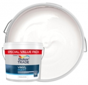 Wickes  Dulux Trade Vinyl Matt Emulsion Paint - Pure Brilliant White