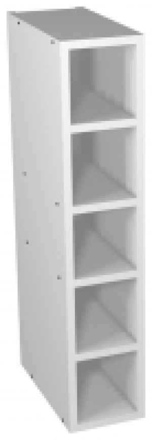 Wickes Fitted Furniture White Gloss Base/Wall Towel Storage