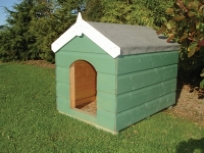 Wickes  Shire Timber Apex Small Sark Kennel Honey Brown - 3 x 2 ft