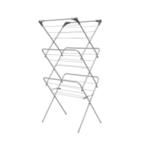 Addis 3 Tier Airer with Hooks - Grey £24.99