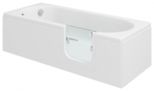 Wickes  Wickes Cascade Right Hand Straight Easy Access Bath - 1700 x