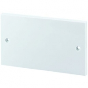Wickes Twin Blanking Plate - White