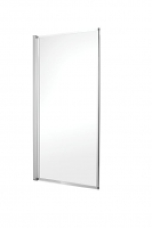 Wickes  Wickes Chrome with Clear Glass Framed Bath Screen - 1400 x 7