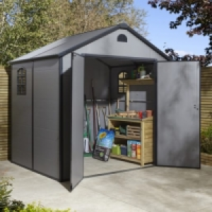 Rowlinson Airevale 8 x 6ft Apex Plastic Shed without Floor -