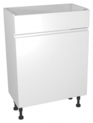 Wickes Hertford Gloss White WC Unit - 600 x 735mm