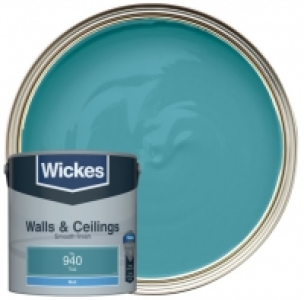 Wickes Teal - No.940 Vinyl Matt Emulsion Paint - 2.5L £14.00