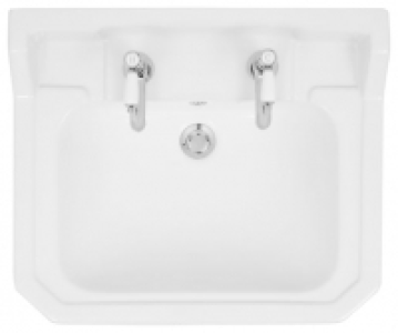 Wickes Oxford Traditional 2 Tap Hole Semi Recessed Bathroom