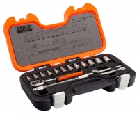 Wickes  Bahco 16 Piece 1/4in Drive Socket Set