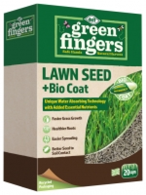 Doff Green Fingers Bio Coat Multi Purpose Lawn Seed - 20sqm