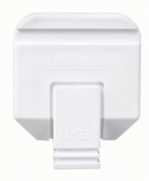 Masterplug 13A Heavy Duty Plug - White &pound;2.10