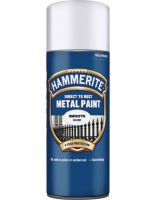 Wickes  Hammerite Metal Aerosol Smooth Paint - Silver - 400ml