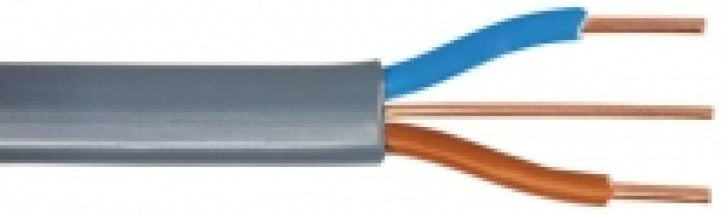 Twin & Earth Cable 2.5mm² 6242Y Grey 25m £25.30