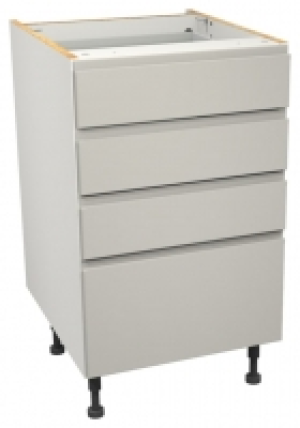 Wickes  Camden Dove Grey 4 Drawer Unit - 500mm