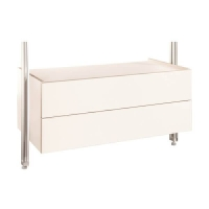 Relax White Double Drawer Box Kit (H)380mm x (W)900mm x (D)5 £205.00