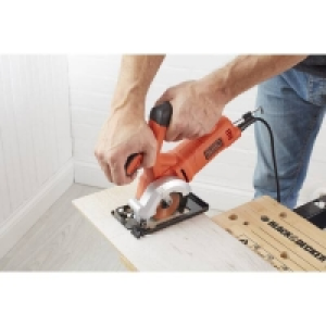 3600 Rpm BLACK+DECKER Mini 400W Corded Circular Saw with Blades and K