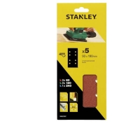 Homebase 5 Stanley 1/3 Sheet Sander Mixed Hook & Loop Sanding Sheets - 