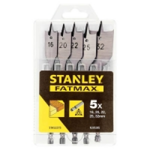 Homebase 5 Piece Set Includes, 16, 20, 22, 2 STANLEY FATMAX 5 Piece Flat Wood Set (STA52275-XJ)